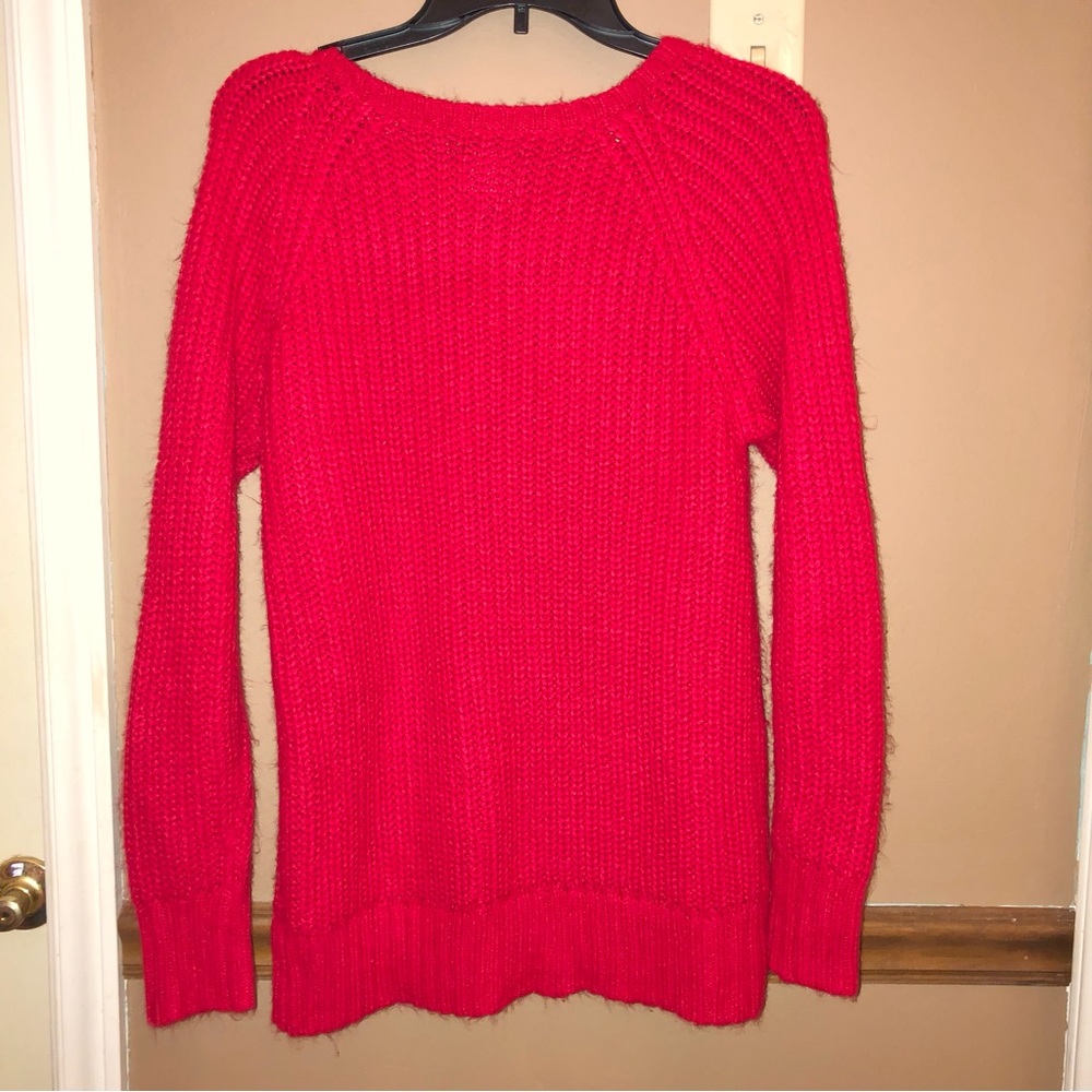 American‎ Eagle Jegging Sweater Red Medium - Picture 2 of 5